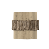 David Hunt Lighting Willow double wall light in gold cocoa with bespoke shade